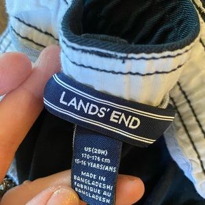 Lands End boys navy pants-20h